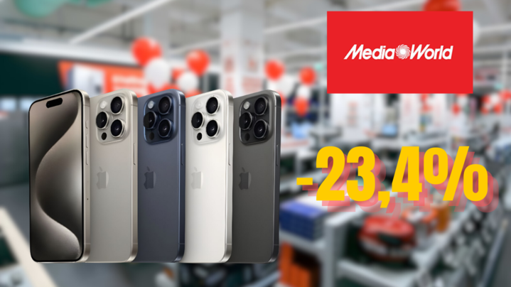 iPhone 15 Pro prezzo Mediaworld